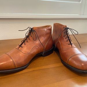 Brown leather Allen Edmonds boots